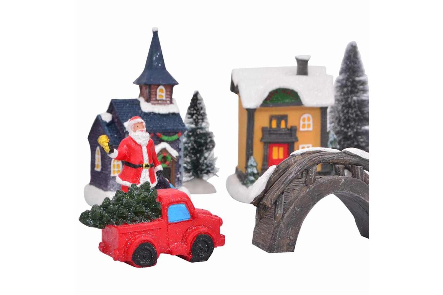 Vidaxl Christmas Tabletop Decor Multicolour Resin-6