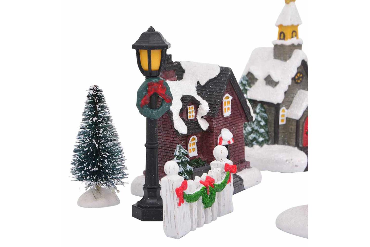 Vidaxl Christmas Tabletop Decor Multicolour Resin-8