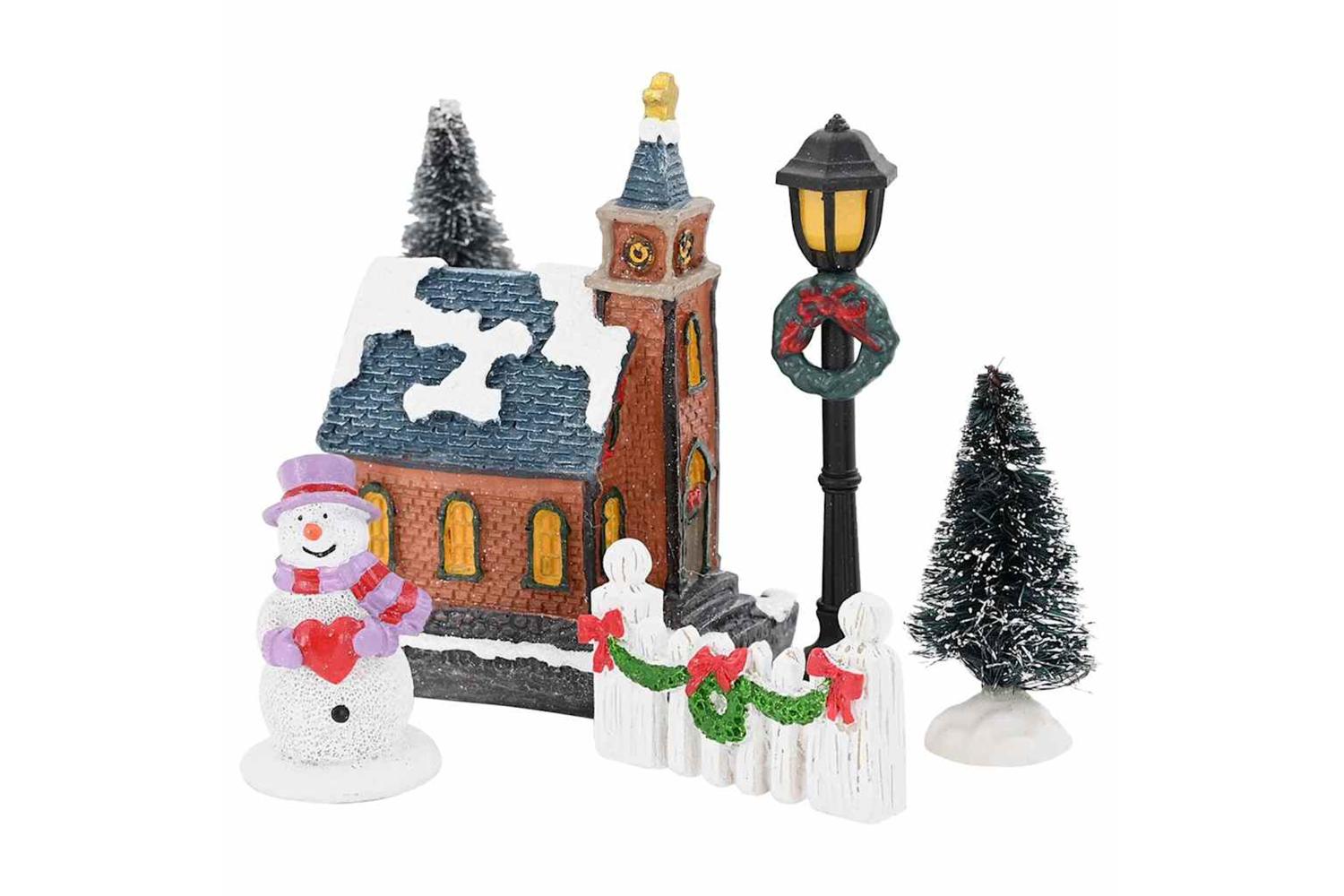 Vidaxl Christmas Tabletop Decor Multicolour Resin-9