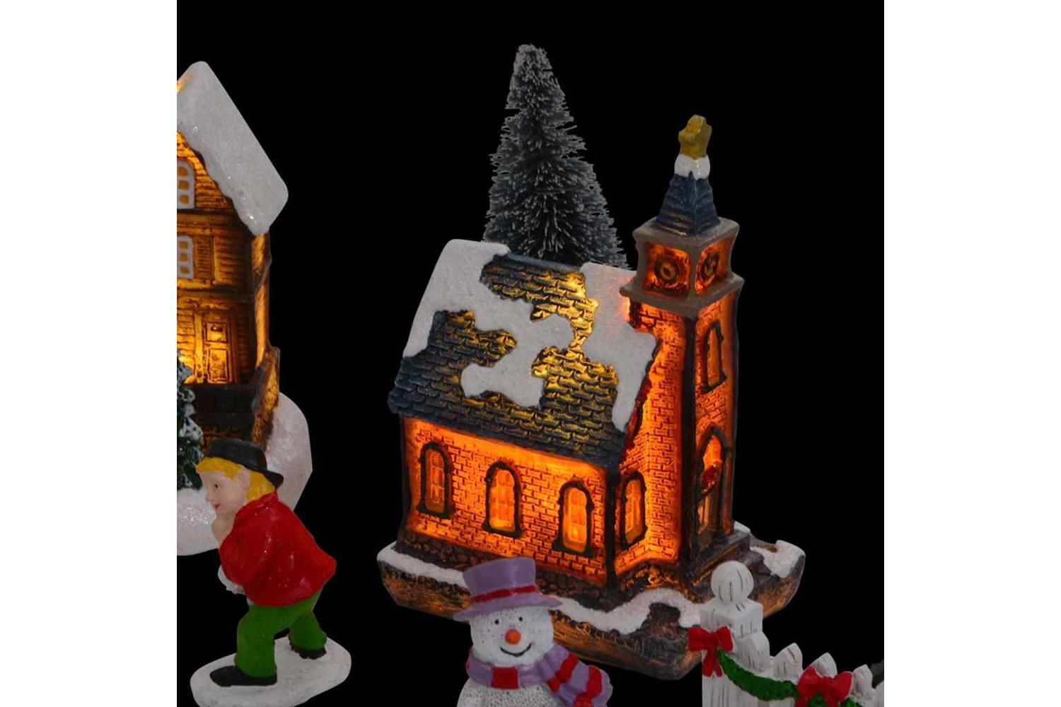 Vidaxl Christmas Tabletop Decor Multicolour Resin-10