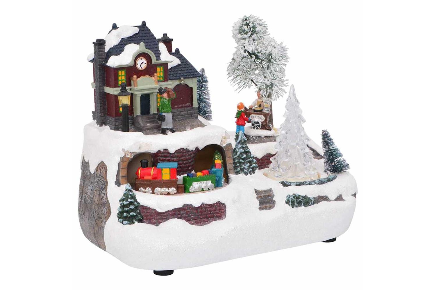 Vidaxl Christmas Tabletop Multicolour 235 X 16 X 185 Cm Resin-2
