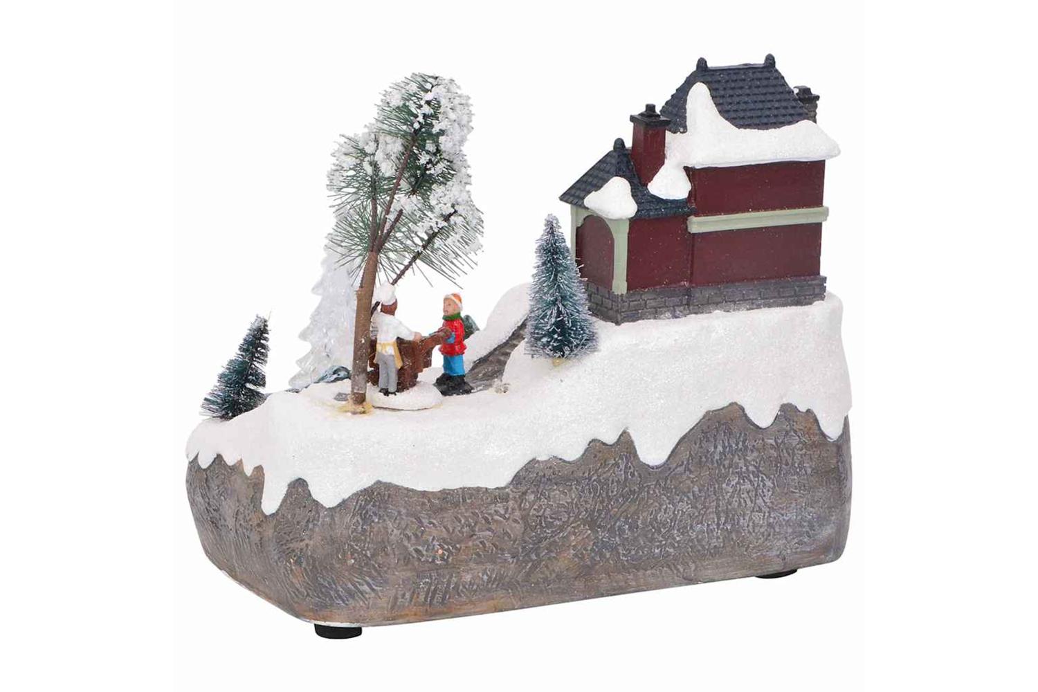 Vidaxl Christmas Tabletop Multicolour 235 X 16 X 185 Cm Resin-5