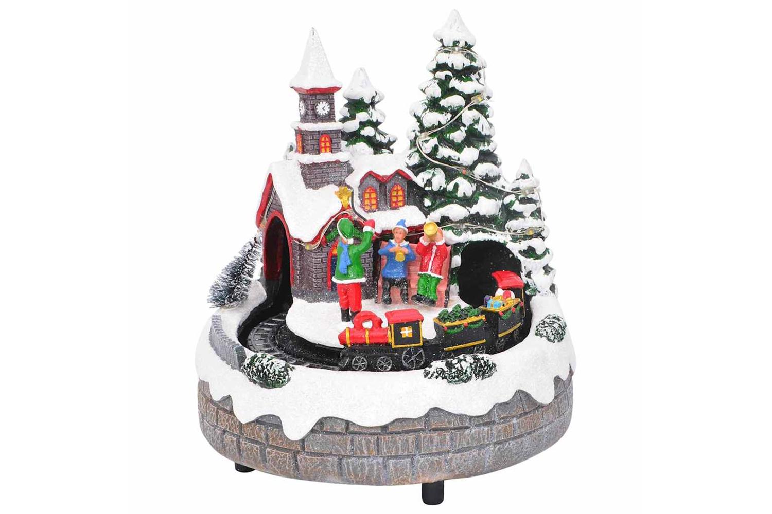 Vidaxl Christmas Tabletop Multicolour 16 X 16 X 19 Cm Resin-2