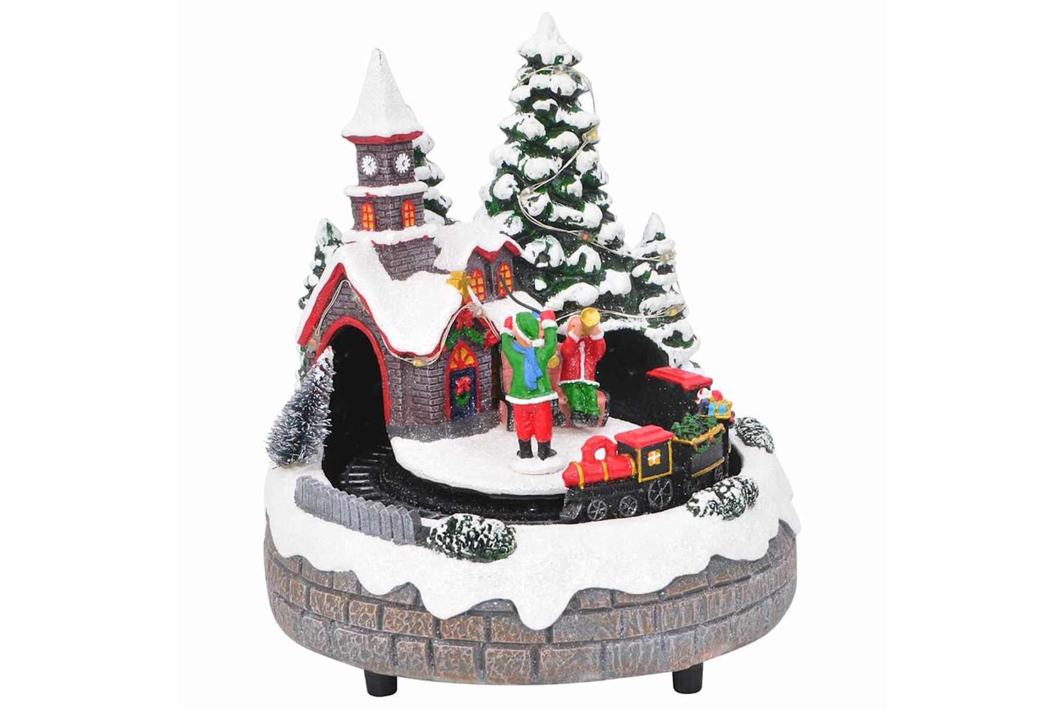 Vidaxl Christmas Tabletop Multicolour 16 X 16 X 19 Cm Resin-3