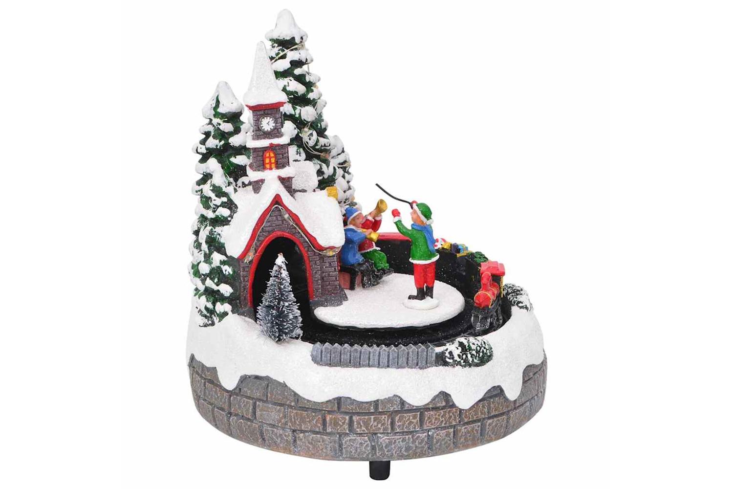 Vidaxl Christmas Tabletop Multicolour 16 X 16 X 19 Cm Resin-4