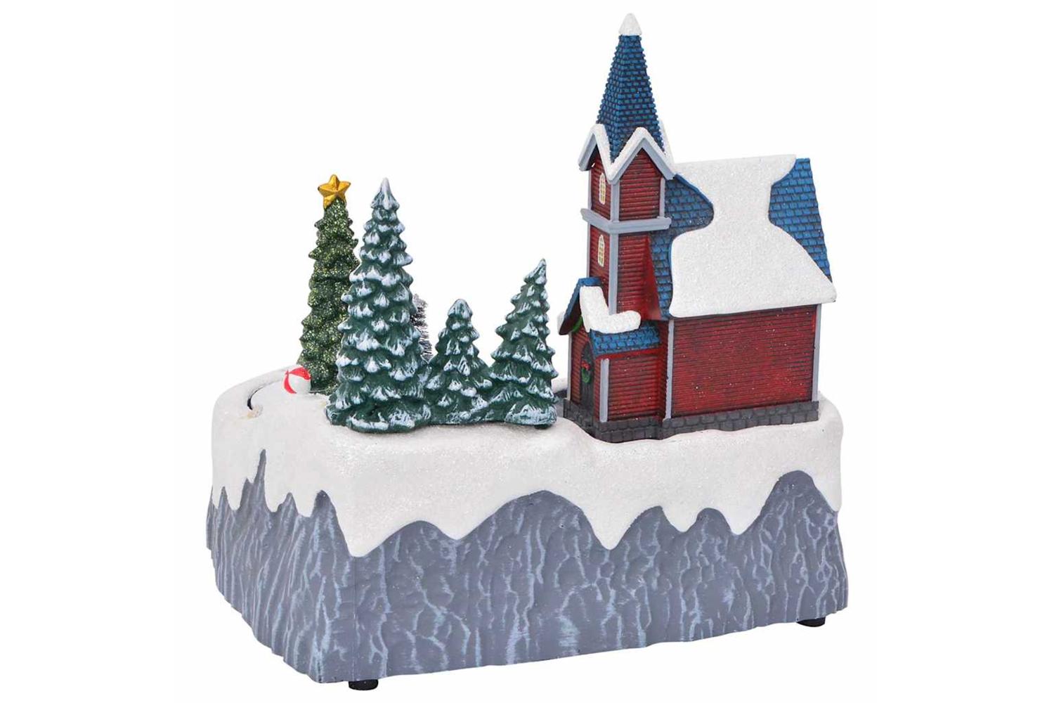 Vidaxl Christmas Village Decoration Multicolour 205 X 17 X 21 Cm-5