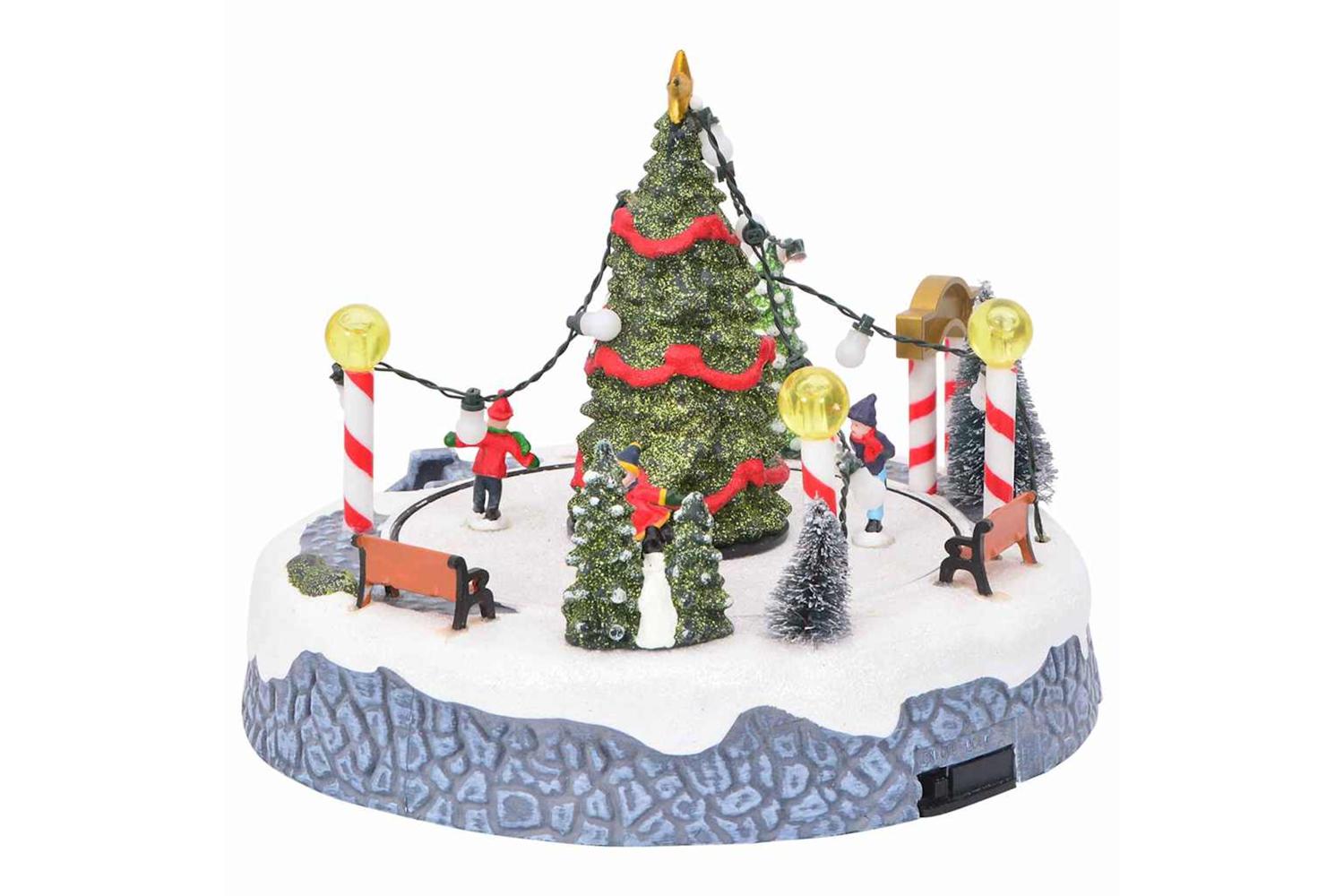 Vidaxl Christmas Village Decoration Multicolour 22 X 215 X 17 Cm-4