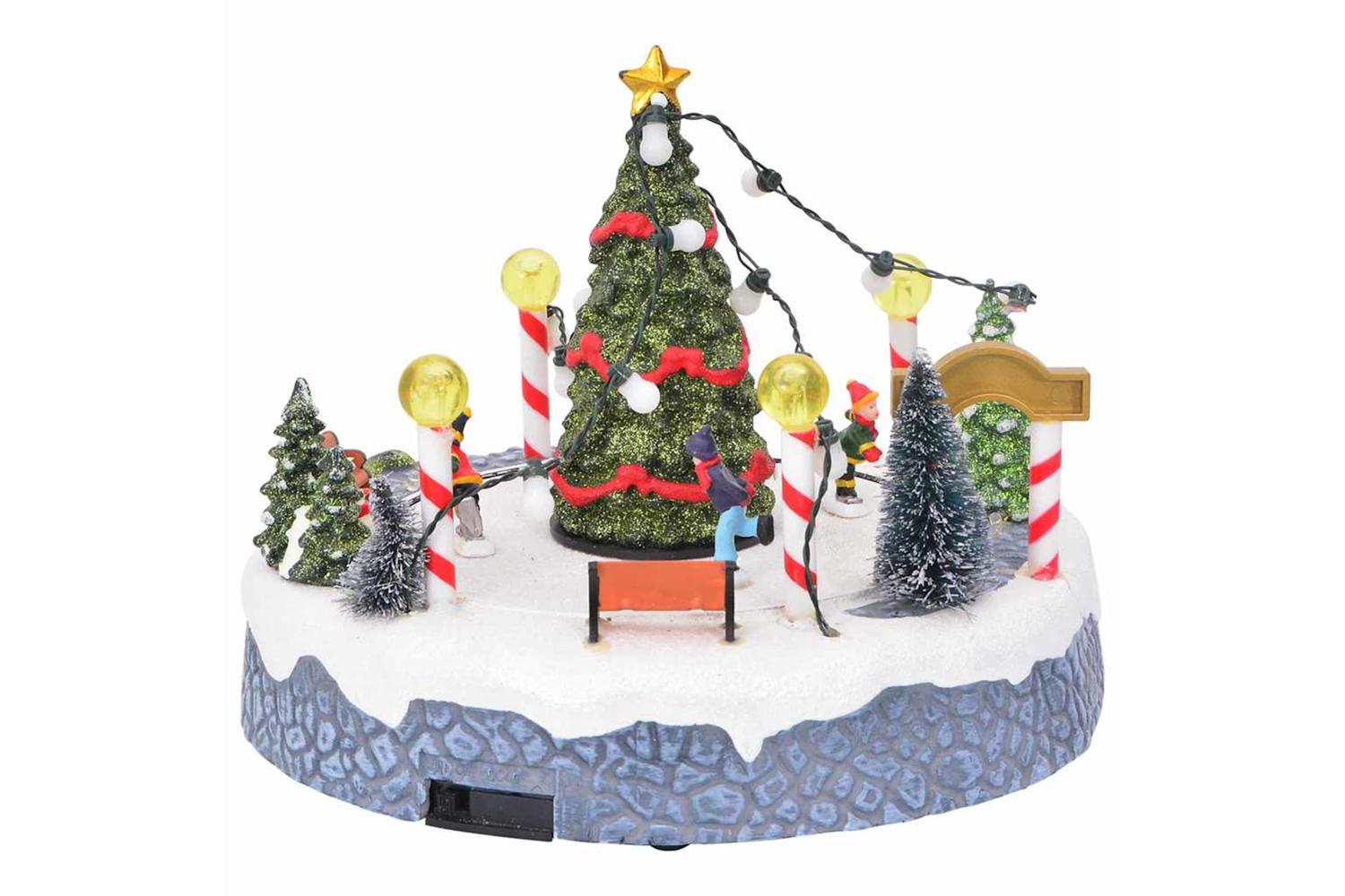 Vidaxl Christmas Village Decoration Multicolour 22 X 215 X 17 Cm-5