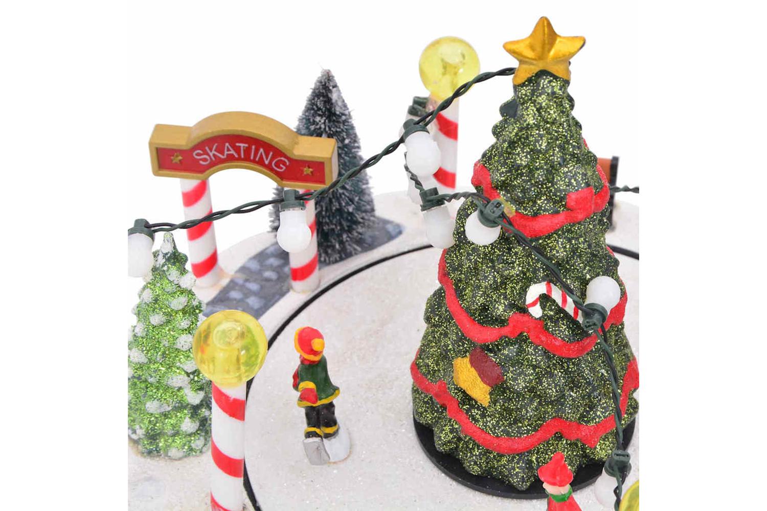 Vidaxl Christmas Village Decoration Multicolour 22 X 215 X 17 Cm-6