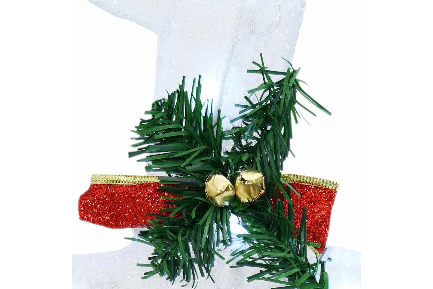 Vidaxl Led Reindeers 3 Pcs Cold White Fabric-8