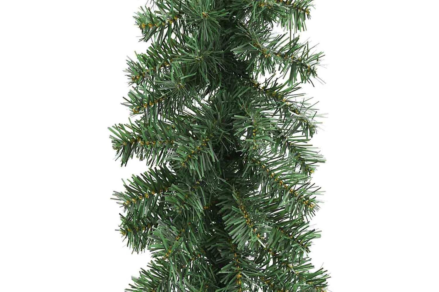 Vidaxl Christmas Garland 2 Pcs Green 20 M Pvc-5