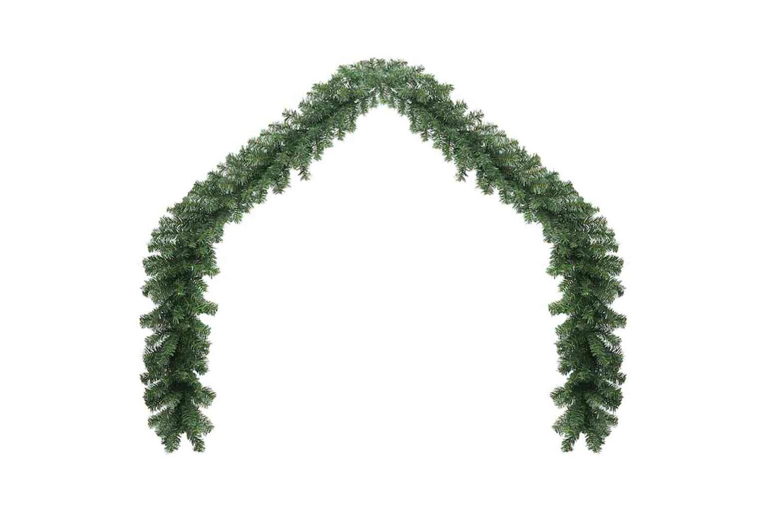Vidaxl Christmas Garland With 600 Leds 2 Pcs Green Pvc-5