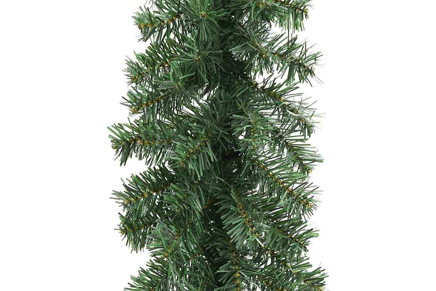 Vidaxl Christmas Garland With 600 Leds 2 Pcs Green Pvc-6