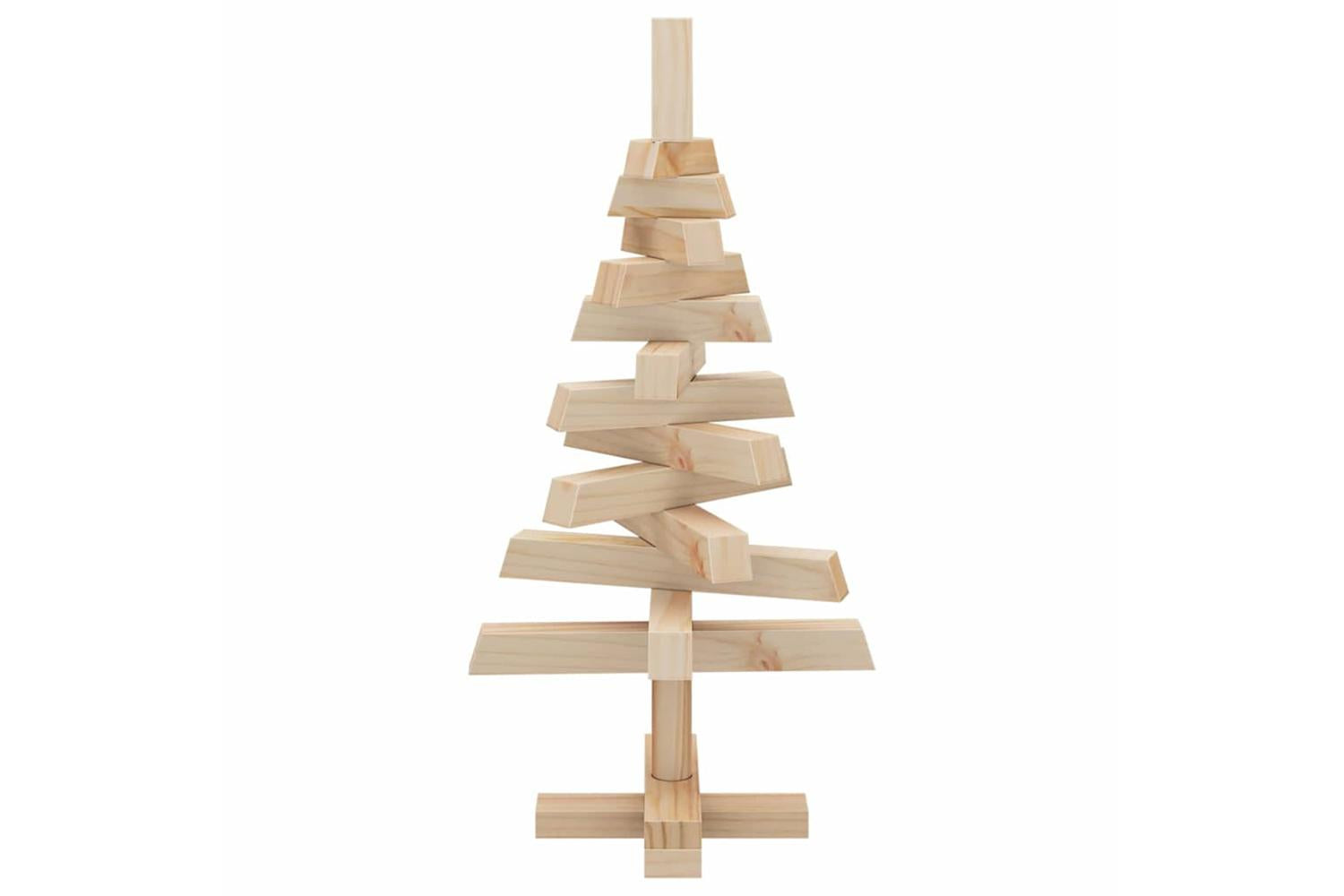 Vidaxl Christmas Trees With Stand Natural 60 Cm Solid Pine Wood-6