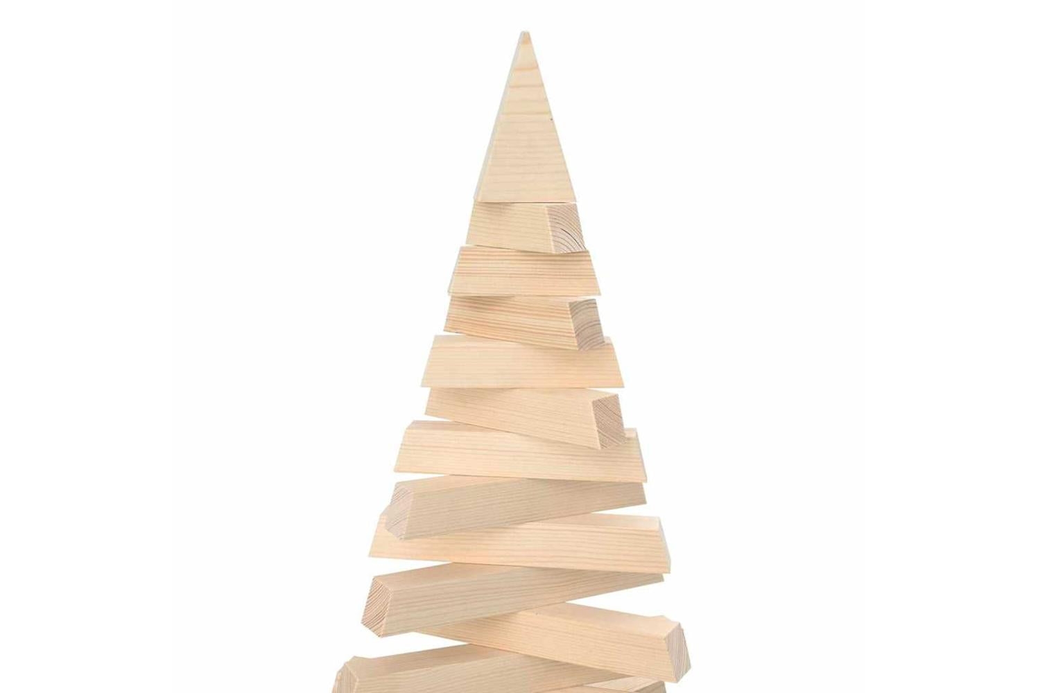 Vidaxl Christmas Trees With Stand Natural 120 Cm Solid Pine Wood-10