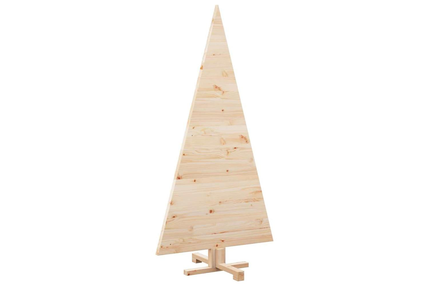 Vidaxl Christmas Trees With Stand Natural 150 Cm Solid Pine Wood-5