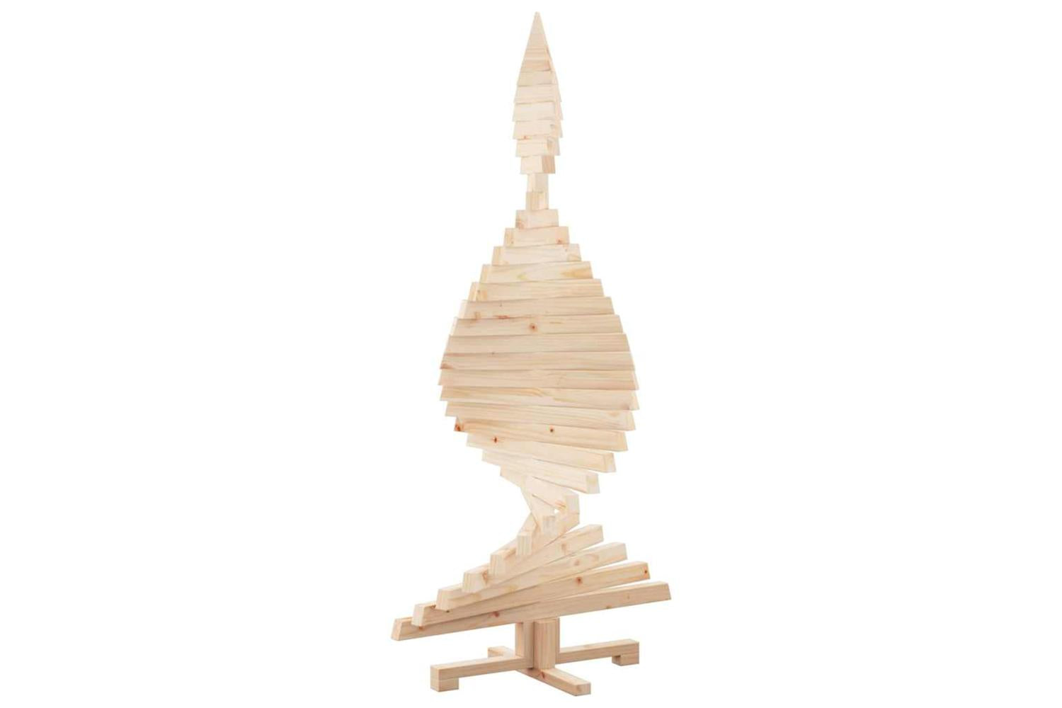 Vidaxl Christmas Trees With Stand Natural 150 Cm Solid Pine Wood-6