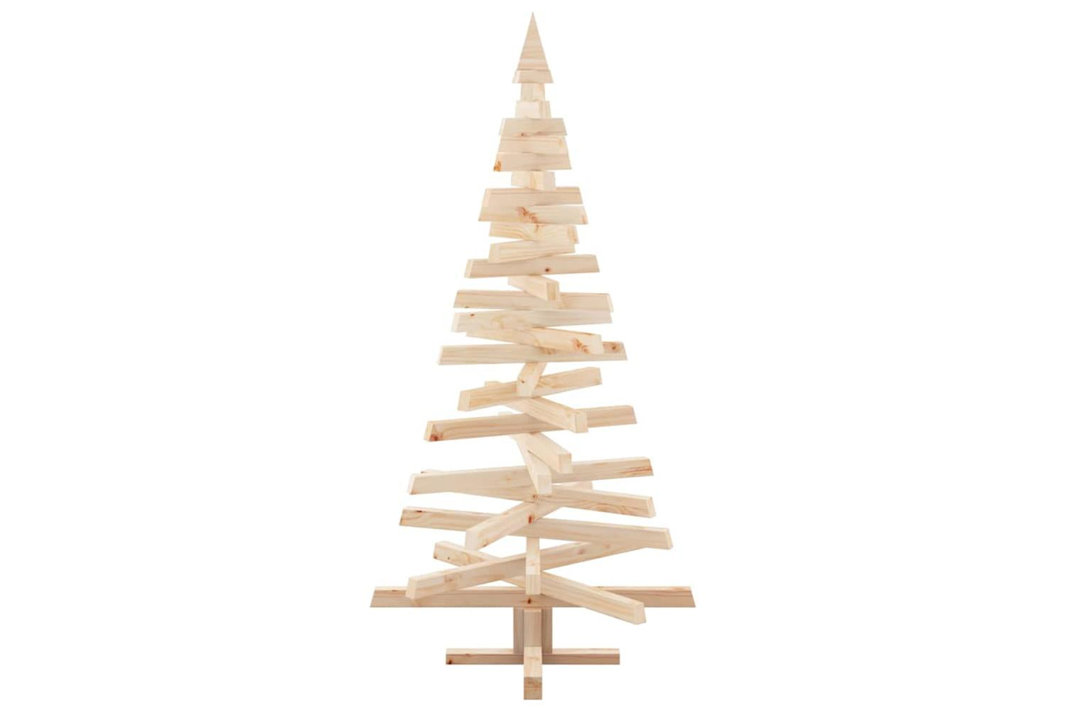 Vidaxl Christmas Trees With Stand Natural 150 Cm Solid Pine Wood-7