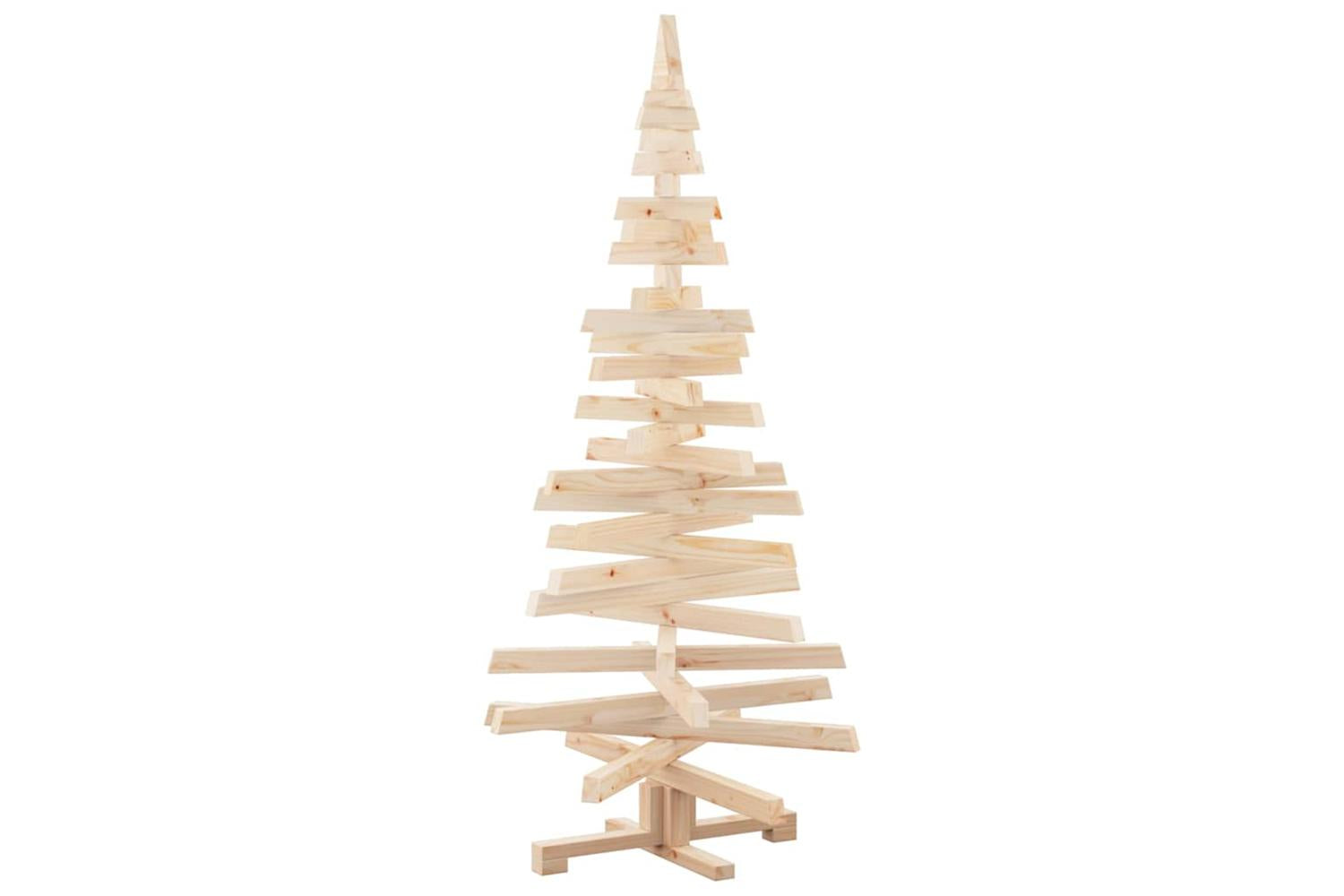 Vidaxl Christmas Trees With Stand Natural 150 Cm Solid Pine Wood-8