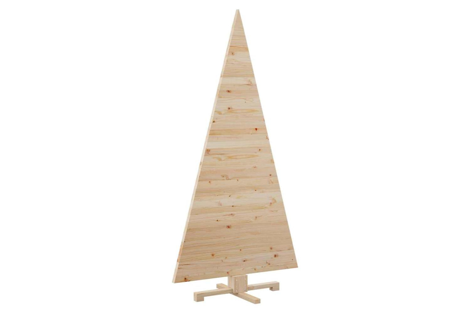 Vidaxl Christmas Trees With Stand Natural 180 Cm Solid Pine Wood-5