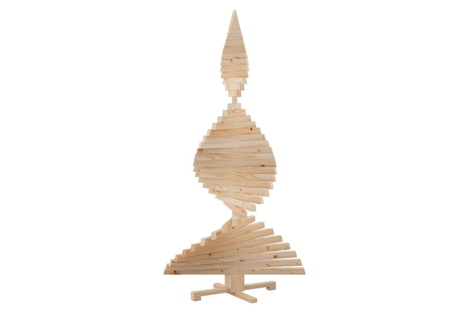 Vidaxl Christmas Trees With Stand Natural 180 Cm Solid Pine Wood-6
