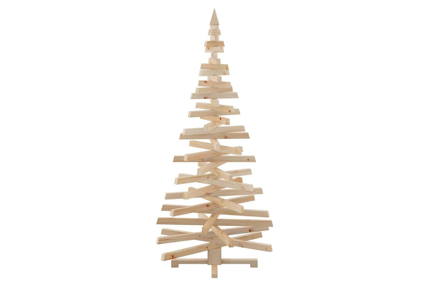 Vidaxl Christmas Trees With Stand Natural 180 Cm Solid Pine Wood-7