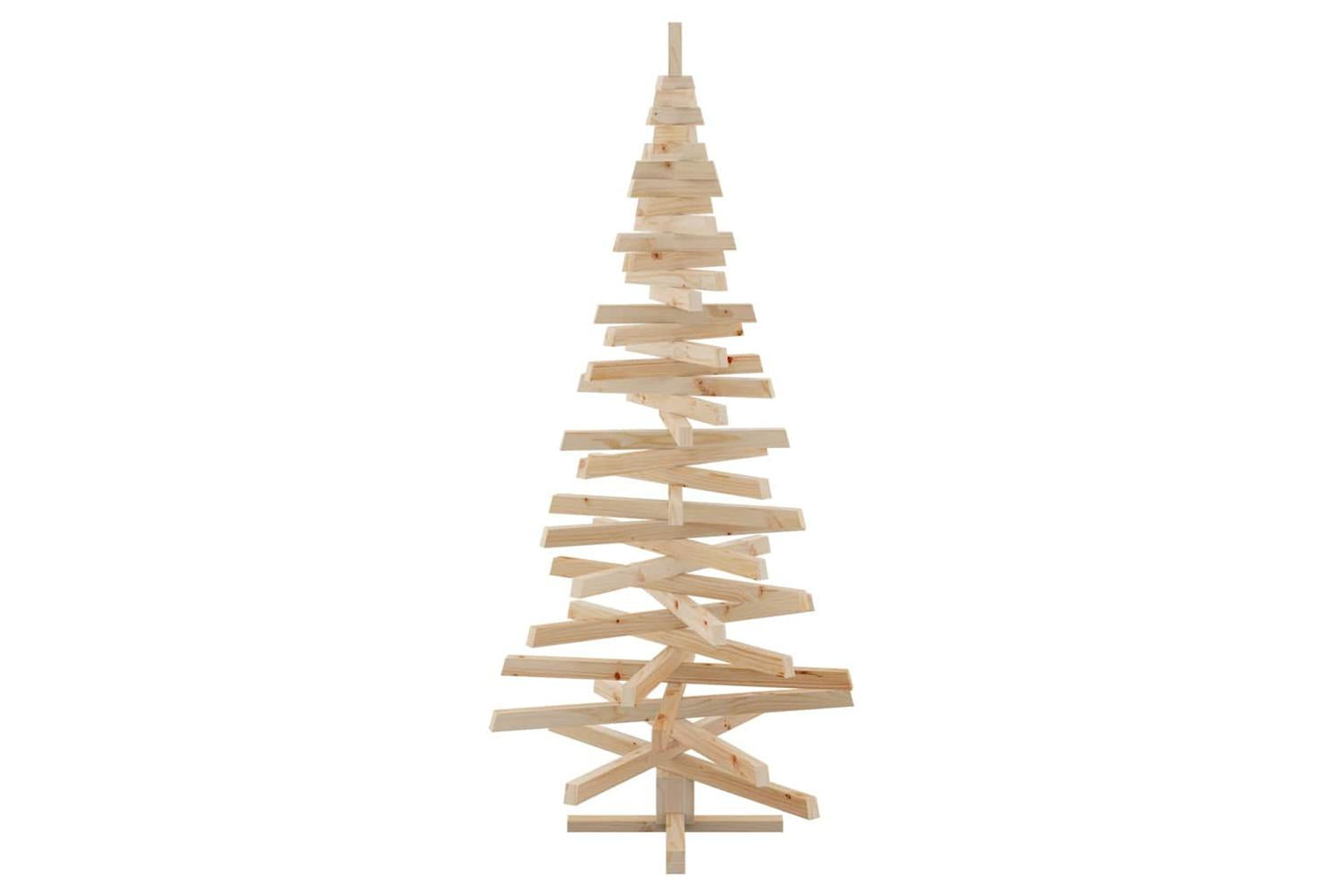 Vidaxl Christmas Trees With Stand Natural 180 Cm Solid Pine Wood-8