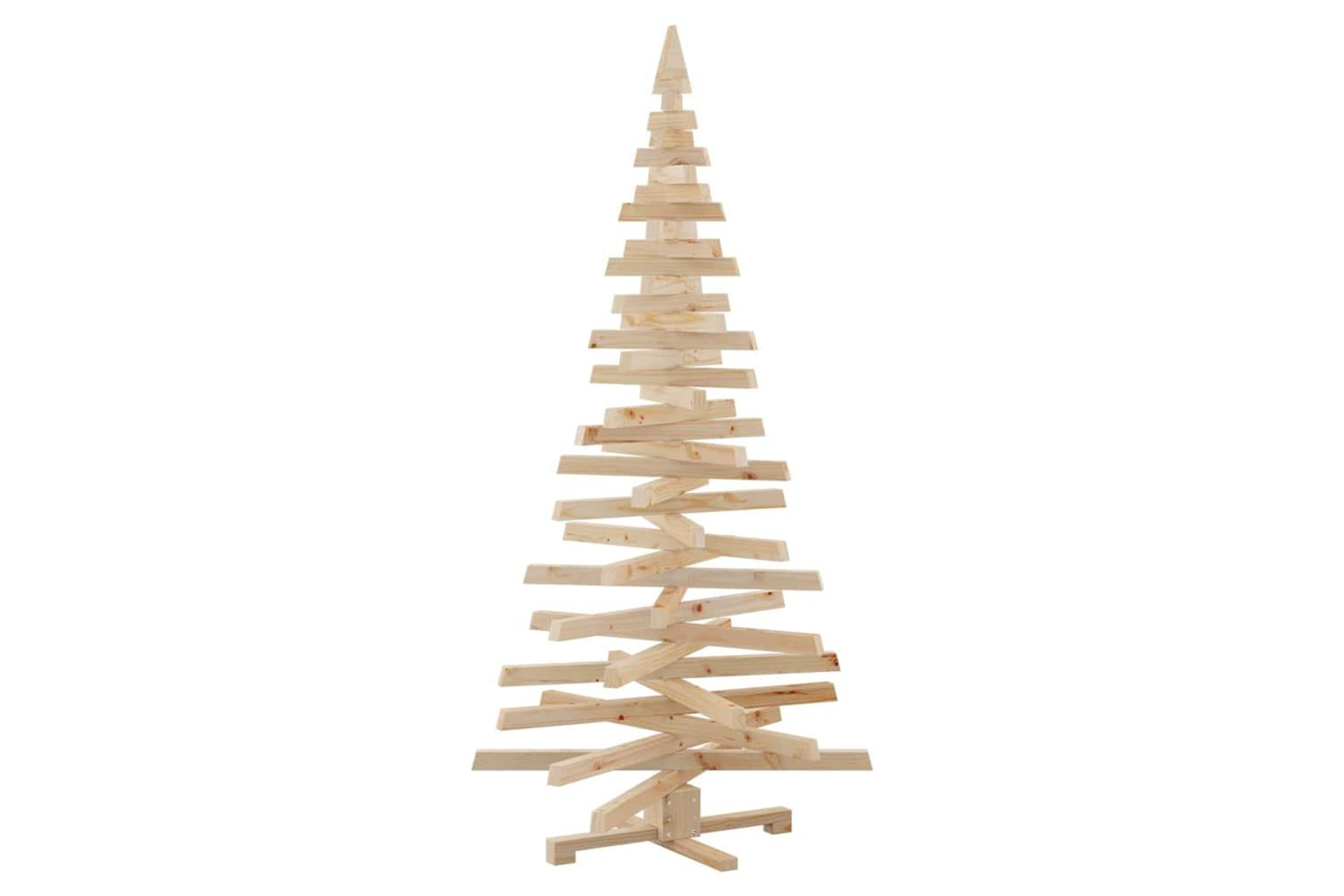 Vidaxl Christmas Trees With Stand Natural 180 Cm Solid Pine Wood-9
