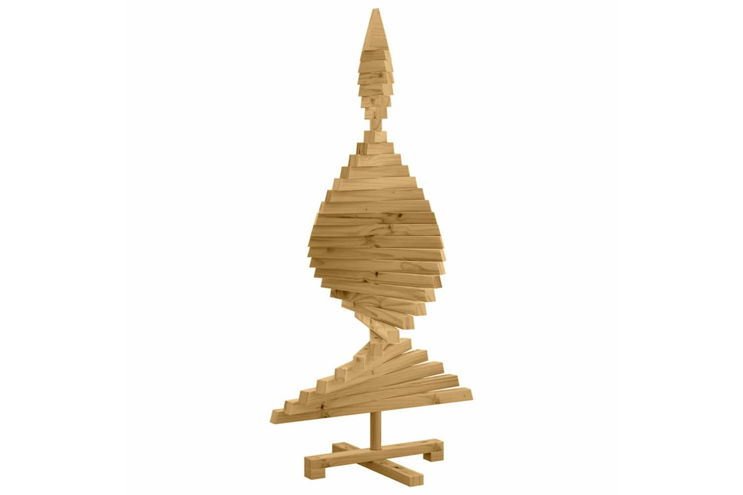 Vidaxl Christmas Trees With Stand Brown 120 Cm Solid Pine Wood-6