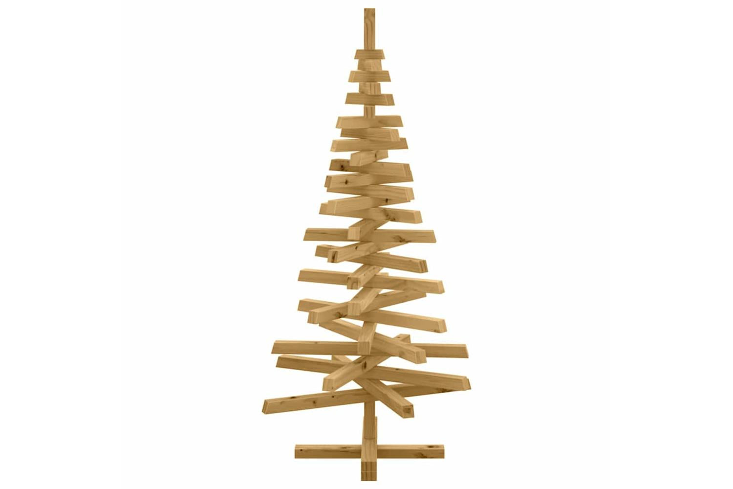 Vidaxl Christmas Trees With Stand Brown 120 Cm Solid Pine Wood-8