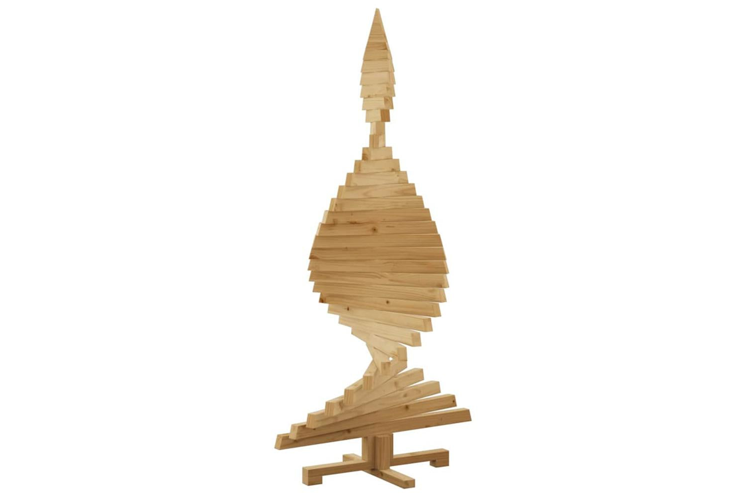 Vidaxl Christmas Trees With Stand Brown 150 Cm Solid Pine Wood-6