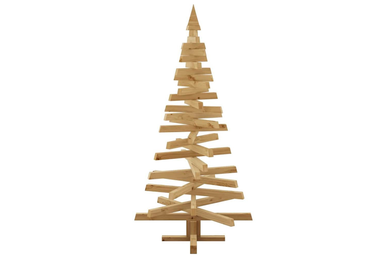 Vidaxl Christmas Trees With Stand Brown 150 Cm Solid Pine Wood-7
