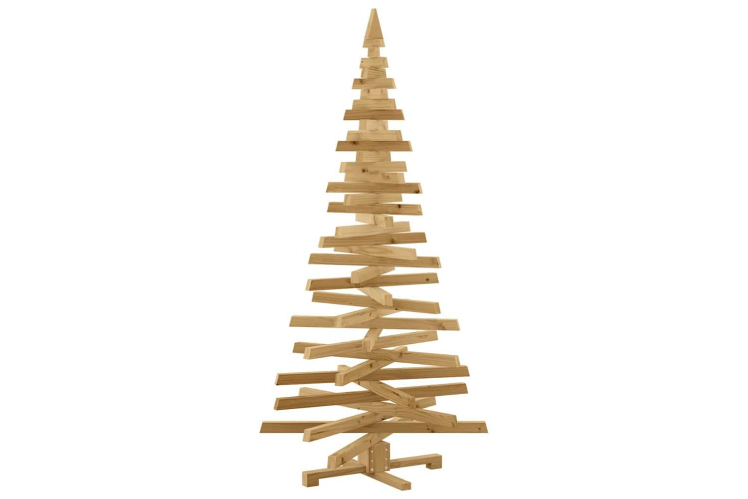 Vidaxl Christmas Trees With Stand Brown 180 Cm Solid Pine Wood-2