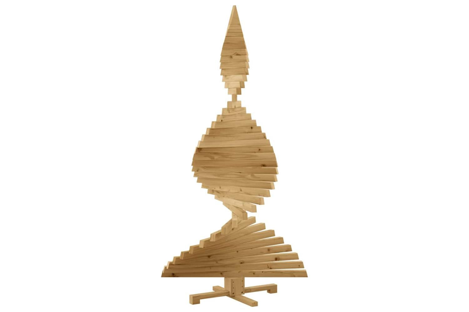 Vidaxl Christmas Trees With Stand Brown 180 Cm Solid Pine Wood-6