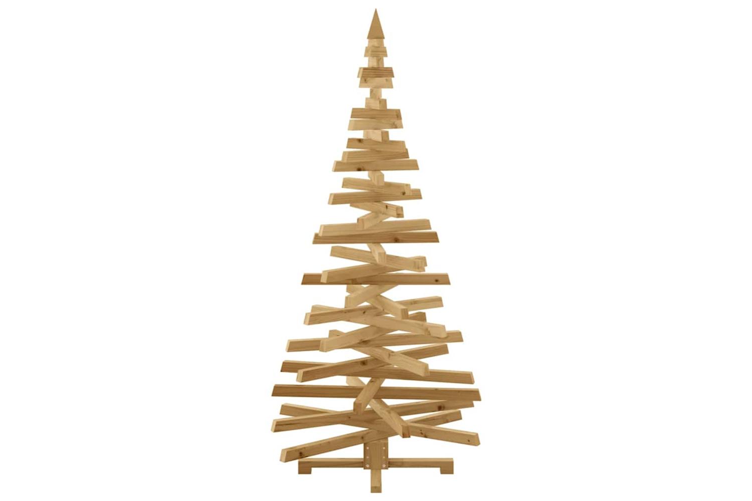Vidaxl Christmas Trees With Stand Brown 180 Cm Solid Pine Wood-7