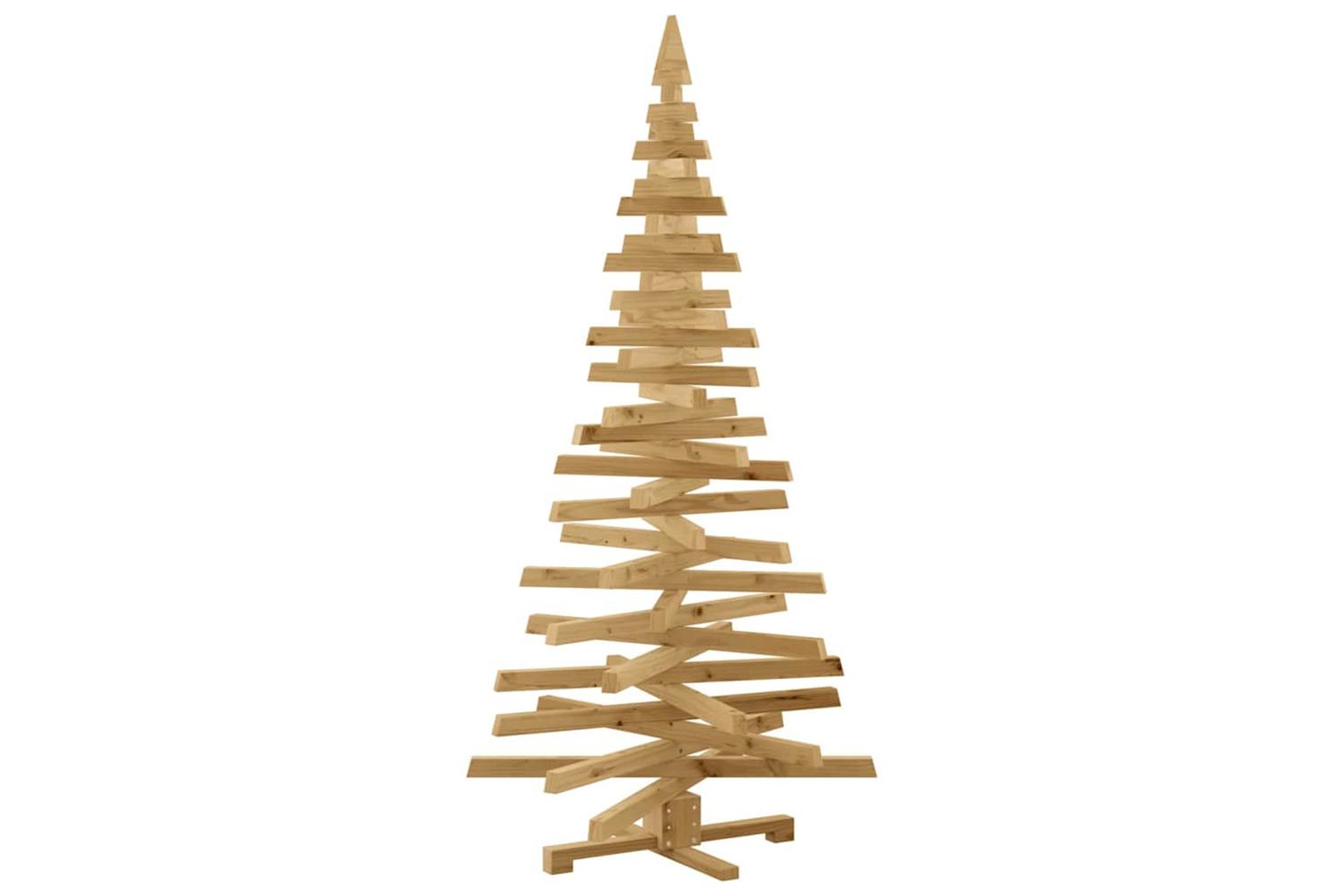 Vidaxl Christmas Trees With Stand Brown 180 Cm Solid Pine Wood-9
