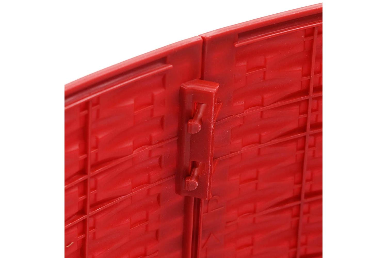 Vidaxl Christmastreeskirt Red 65 X 23 Cm Plastic-6