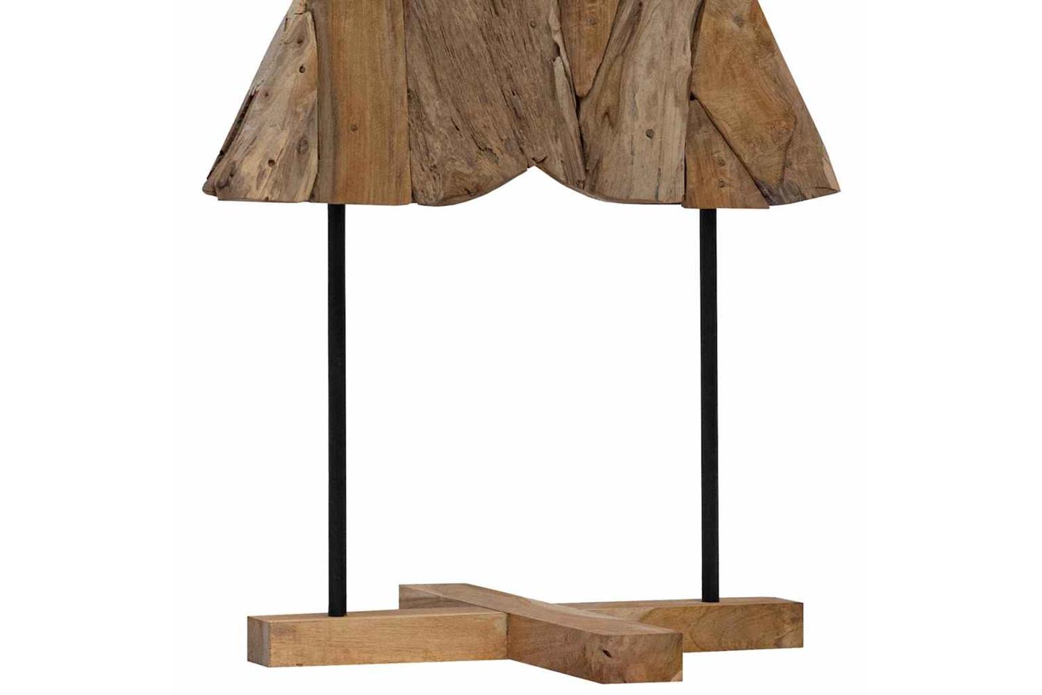 Vidaxl Christmas Tree With Stand Brown 150 Cm Solid Teak Wood-9