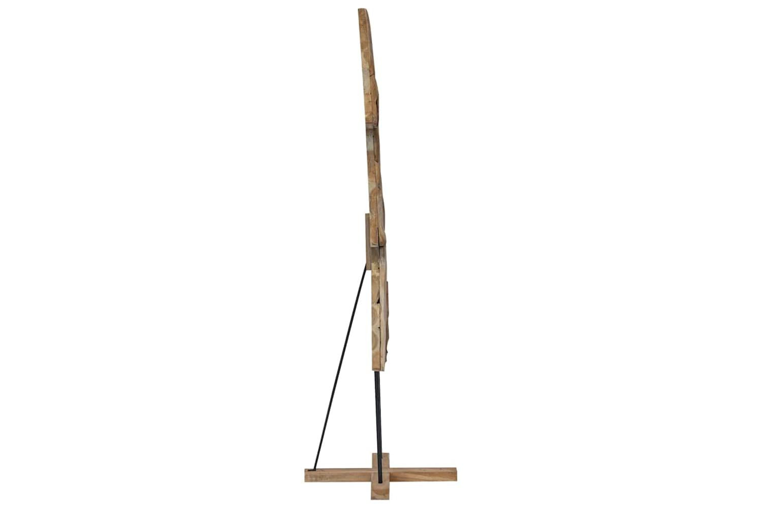 Vidaxl Christmas Tree With Stand Brown 180 Cm Solid Teak Wood-5