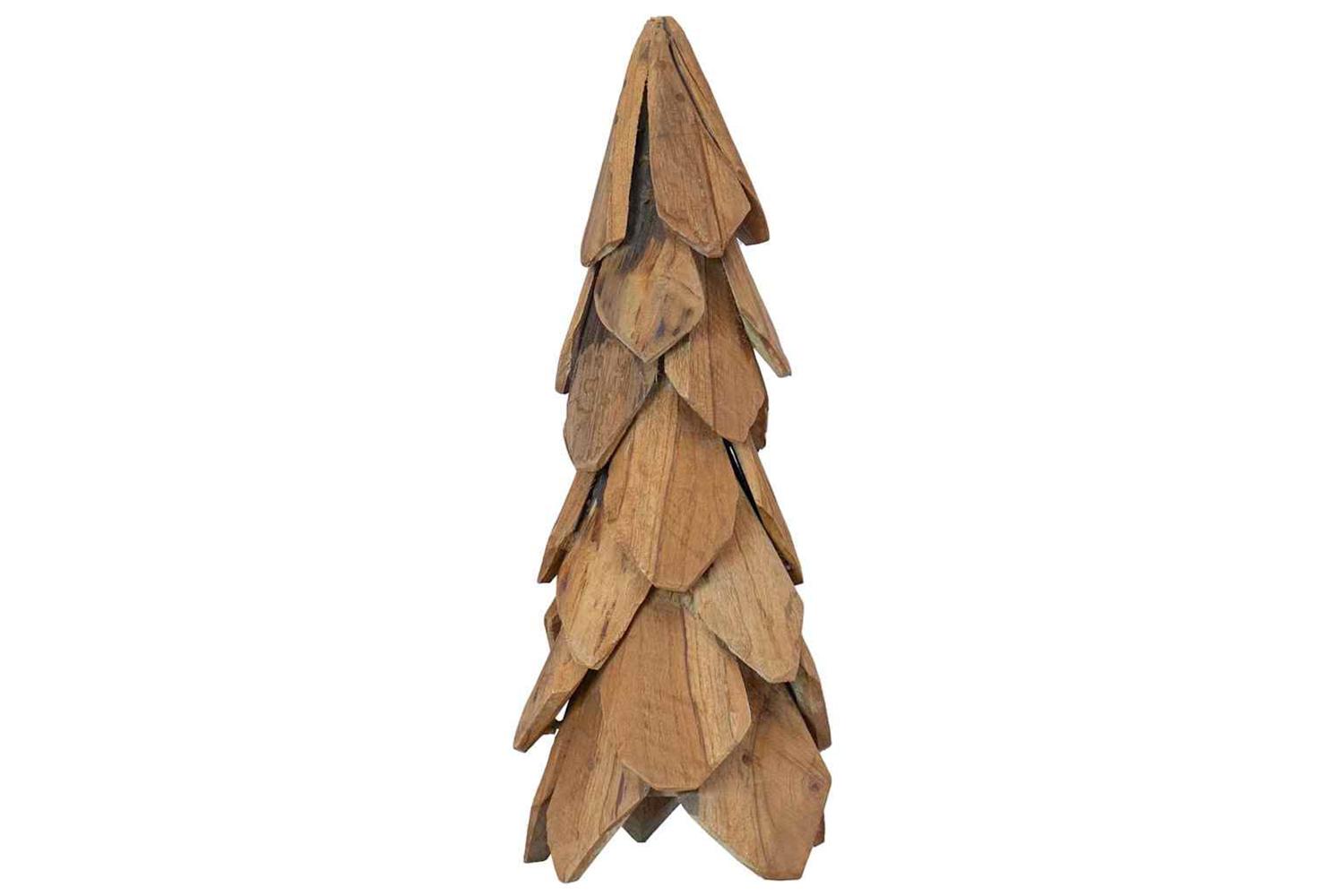 Vidaxl Christmas Tree With Stand Brown 50 Cm Solid Teak Wood-2