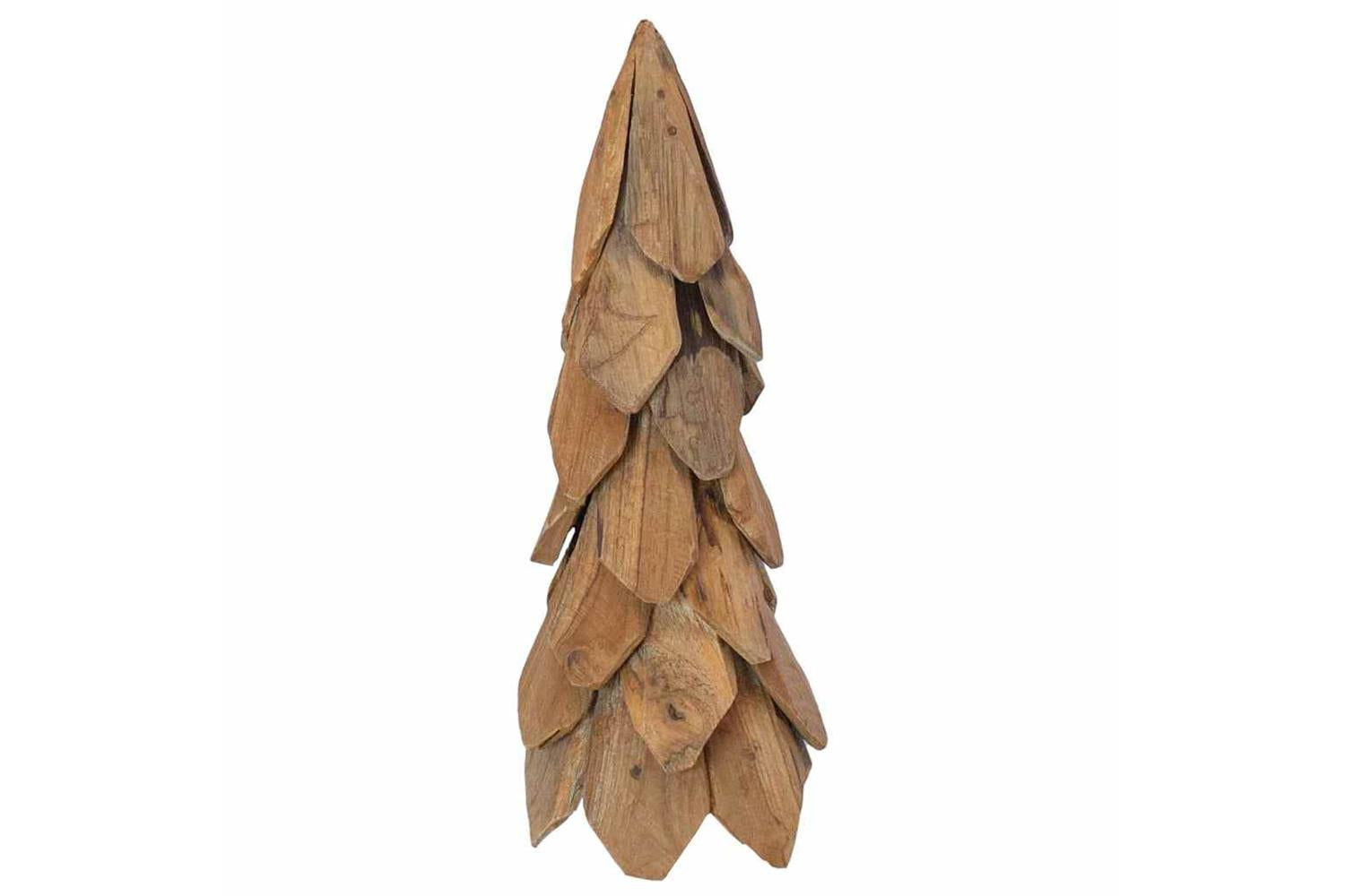 Vidaxl Christmas Tree With Stand Brown 50 Cm Solid Teak Wood-6