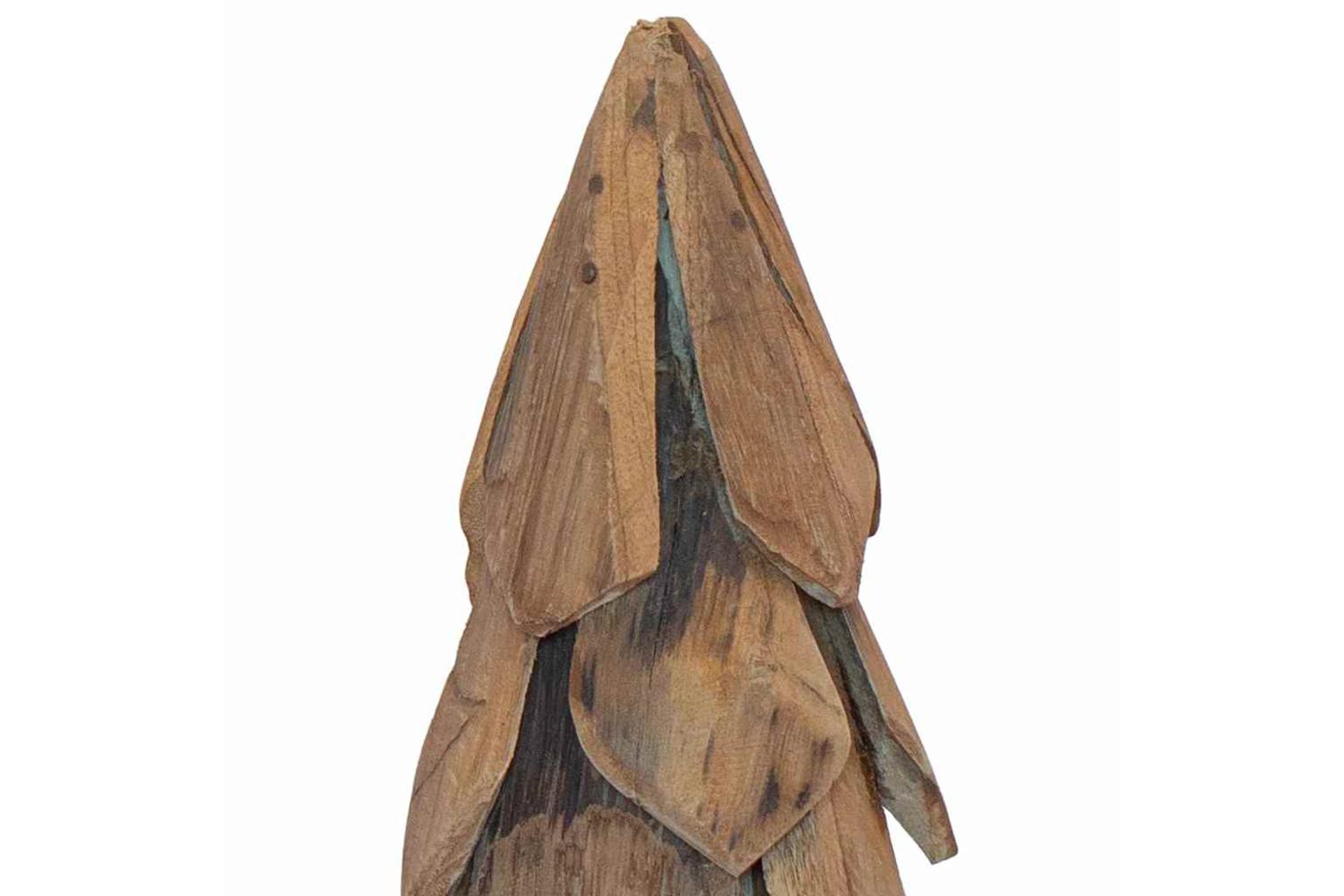 Vidaxl Christmas Tree With Stand Brown 50 Cm Solid Teak Wood-7