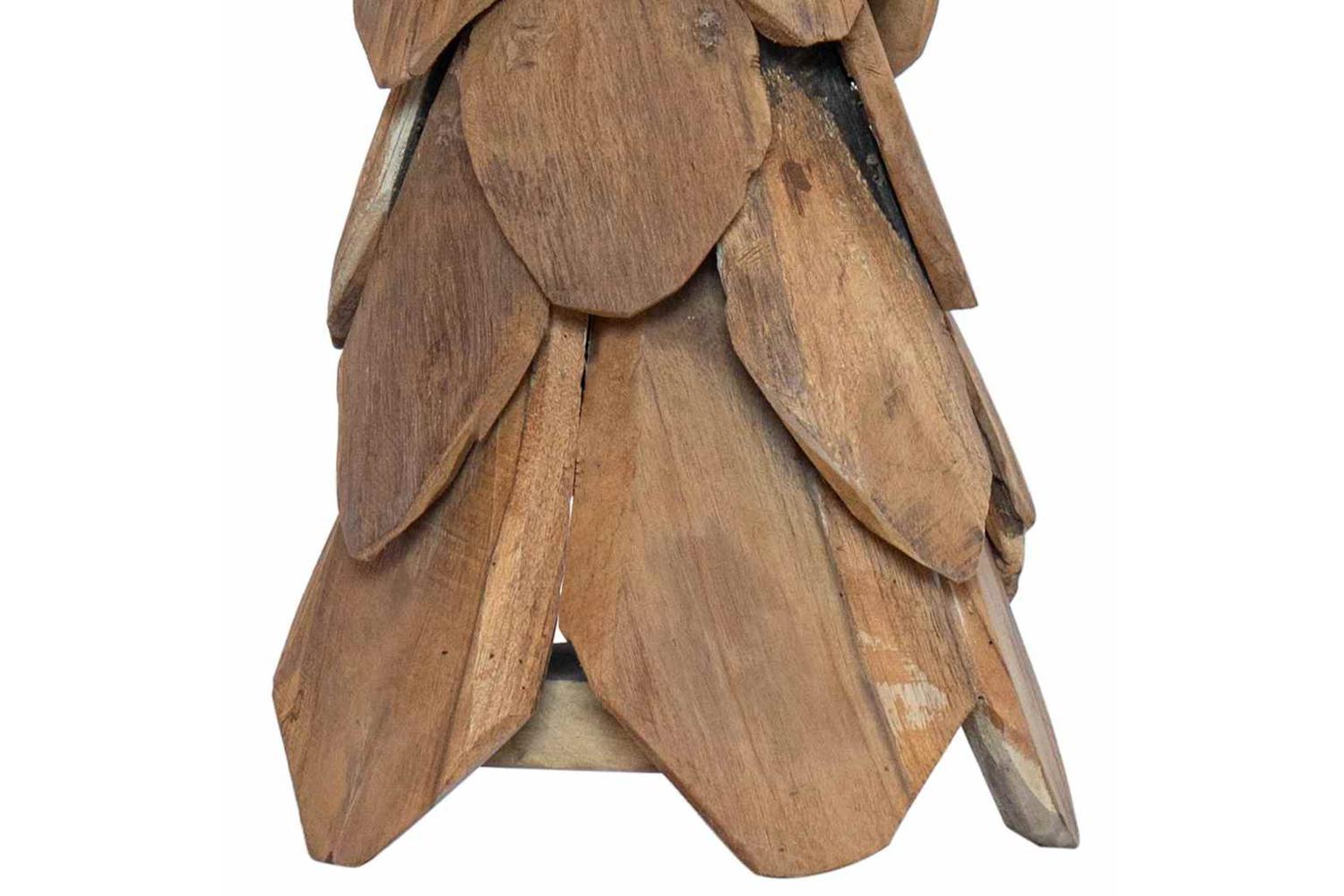 Vidaxl Christmas Tree With Stand Brown 80 Cm Solid Teak Wood-8