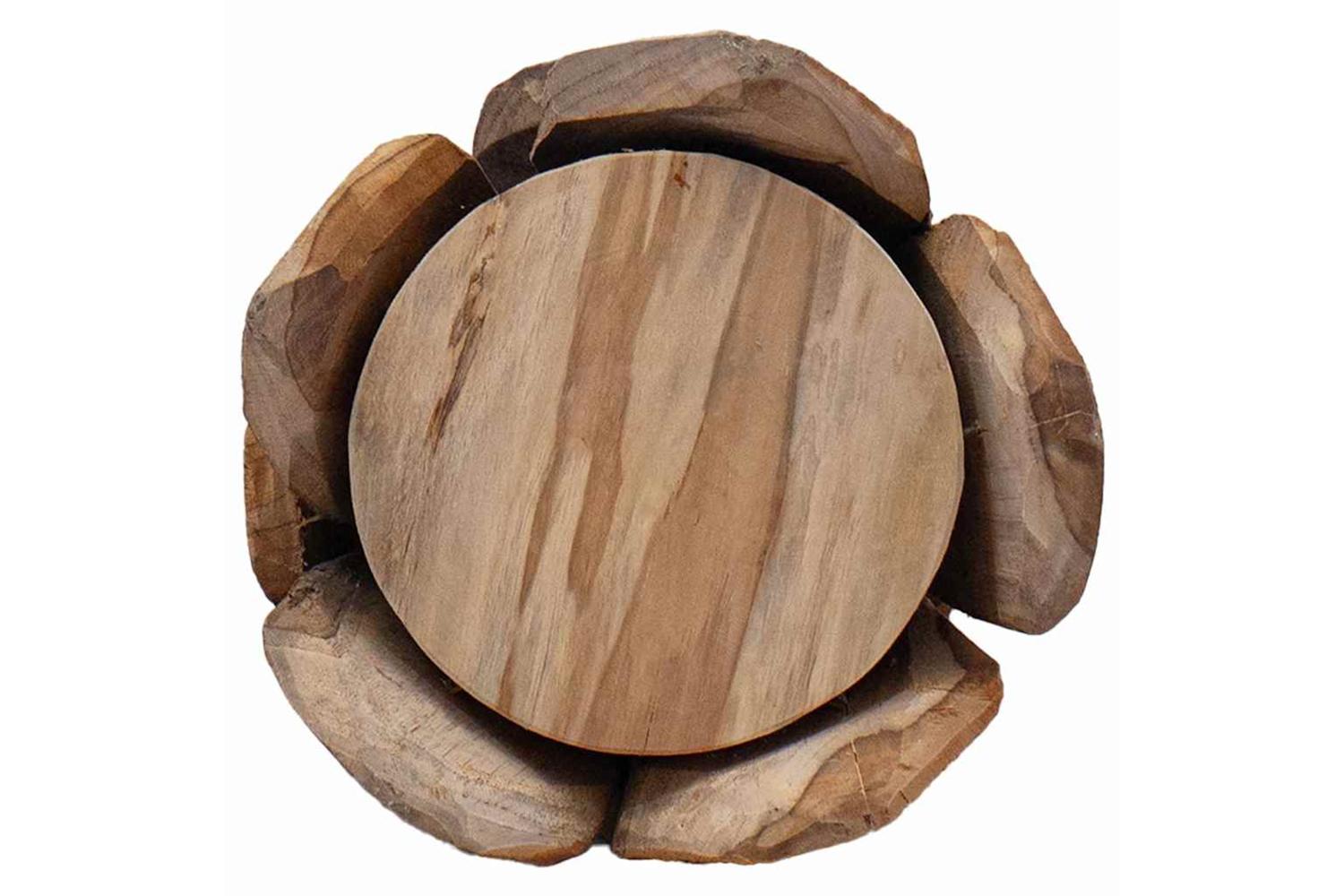Vidaxl Christmas Tree With Stand Brown 80 Cm Solid Teak Wood-9