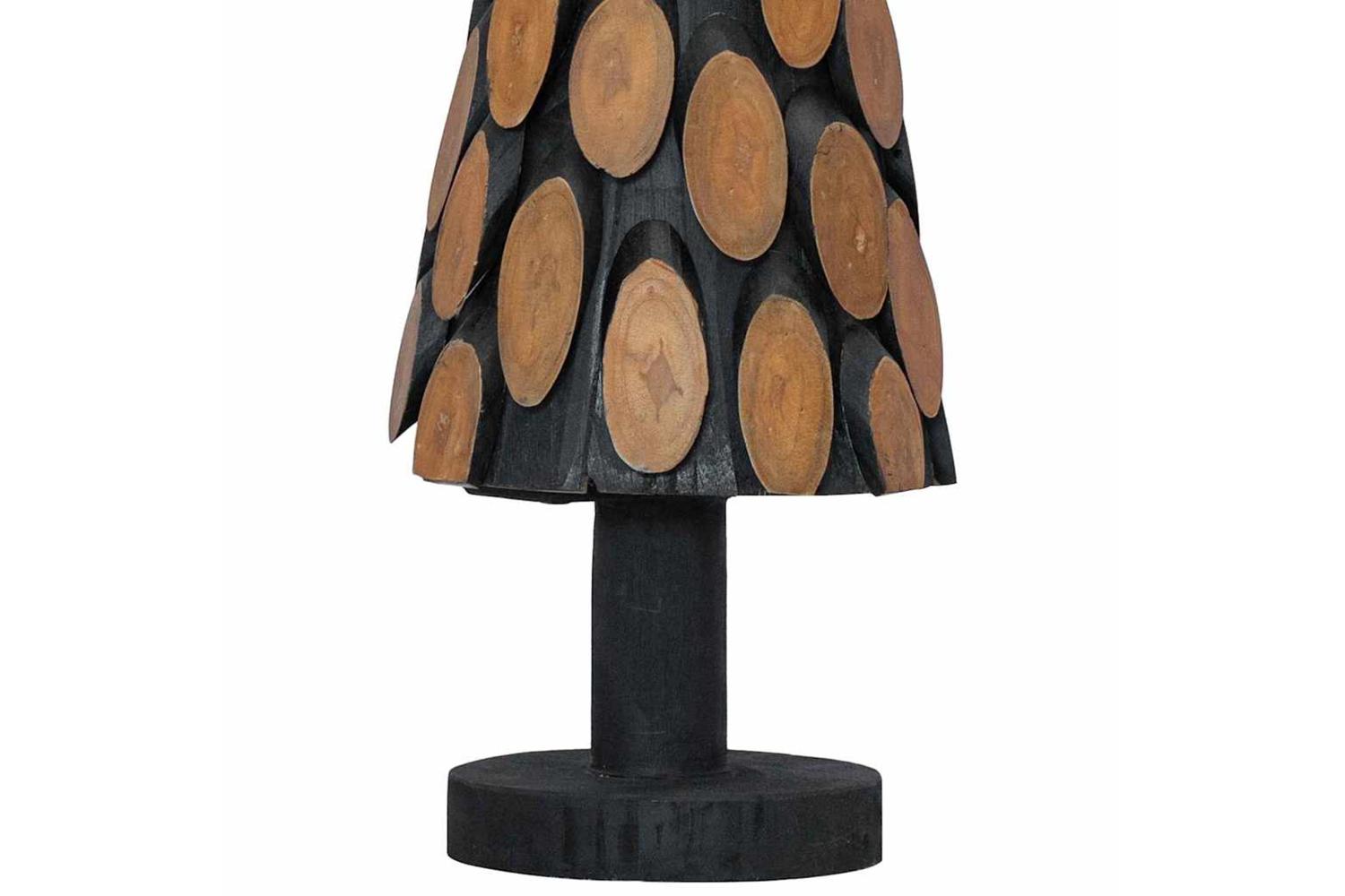Vidaxl Christmas Tree With Stand Brown 60 Cm Solid Teak Wood-8