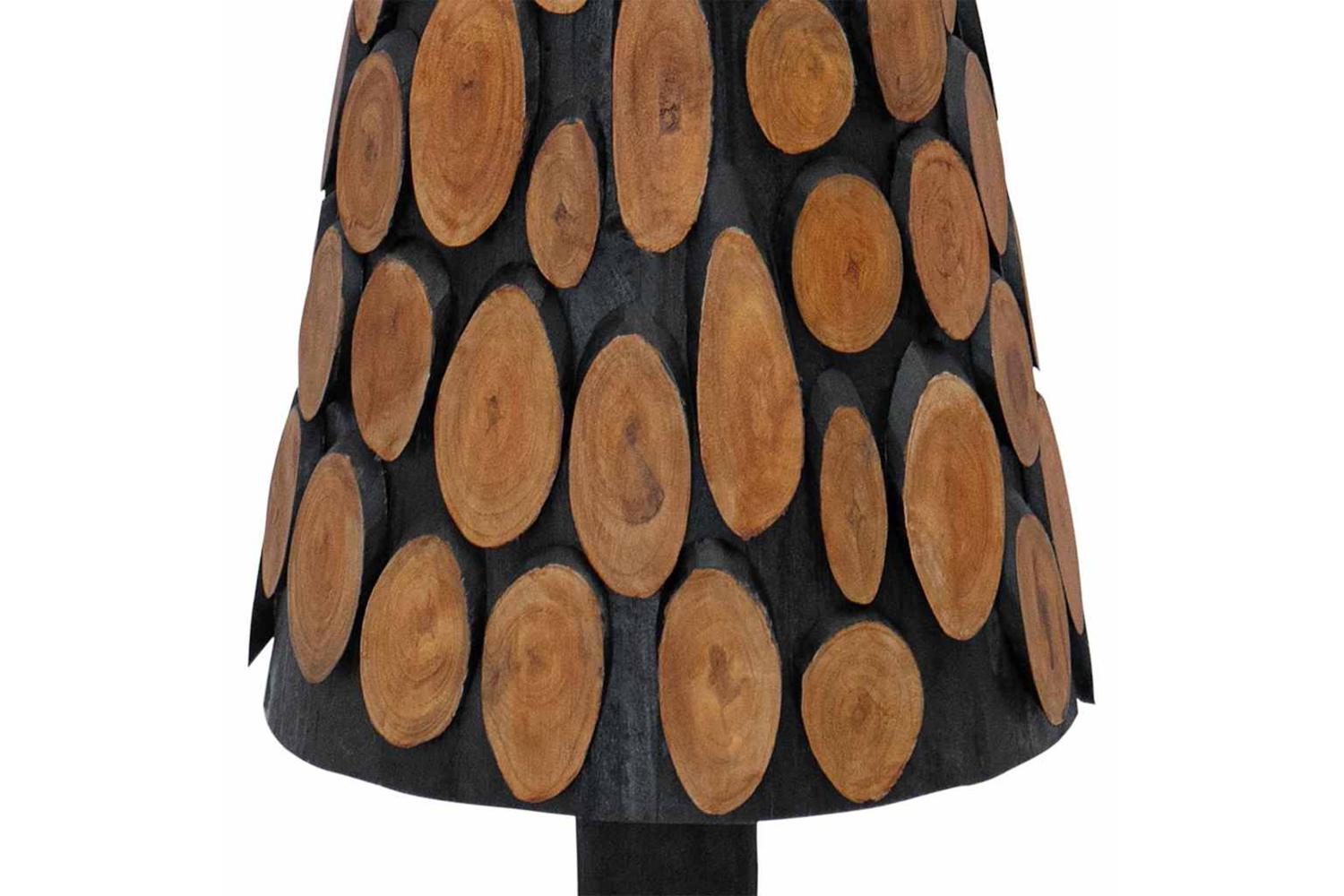 Vidaxl Christmas Tree With Stand Brown 120 Cm Solid Teak Wood-8