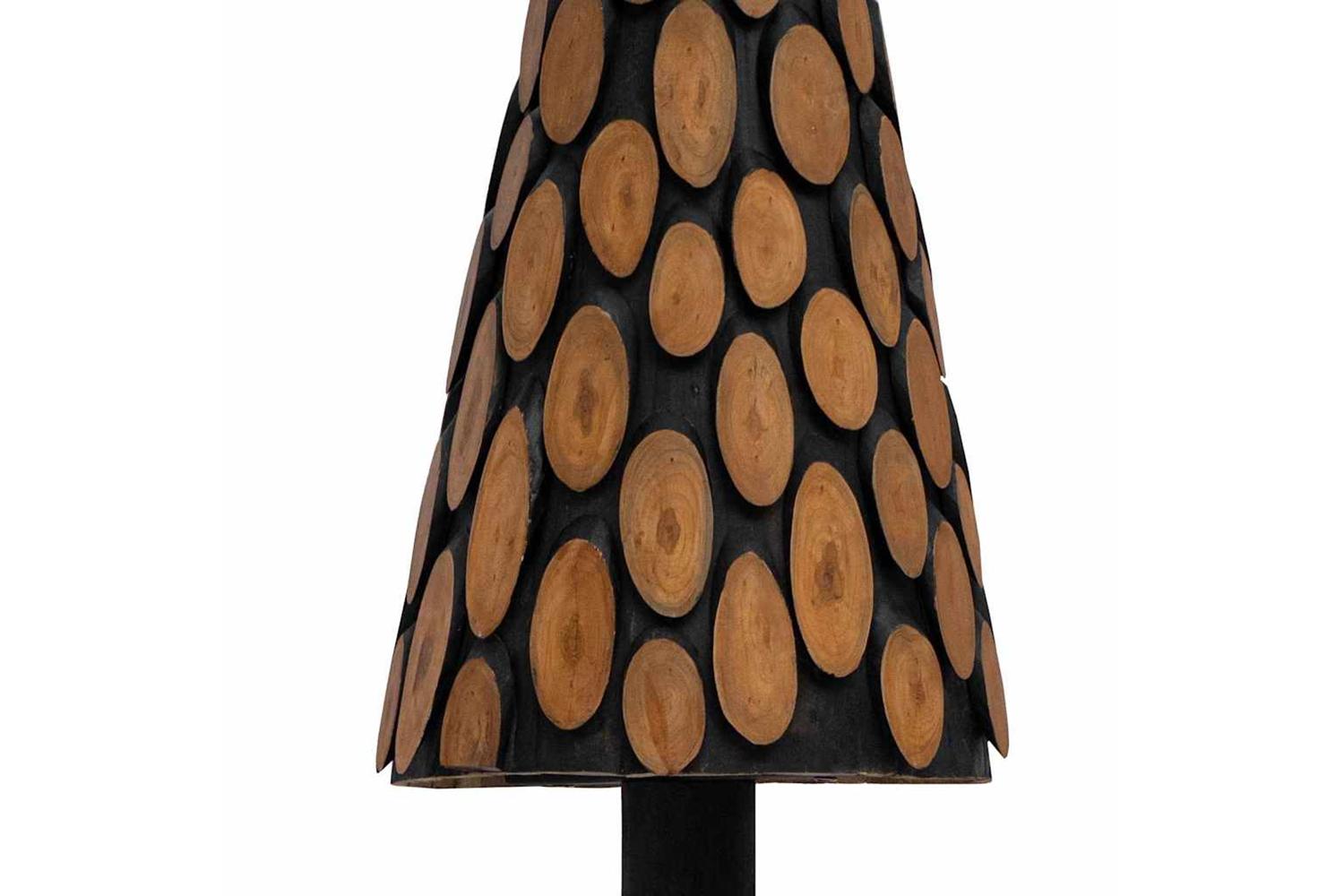 Vidaxl Christmas Tree With Stand Brown 150 Cm Solid Teak Wood-8