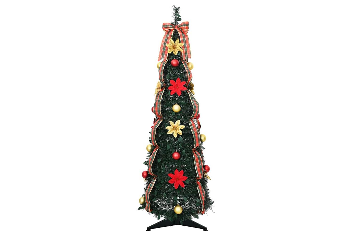 Vidaxl Artificial Christmas Tree With 50 Leds Green 120 Cm Pvc-4