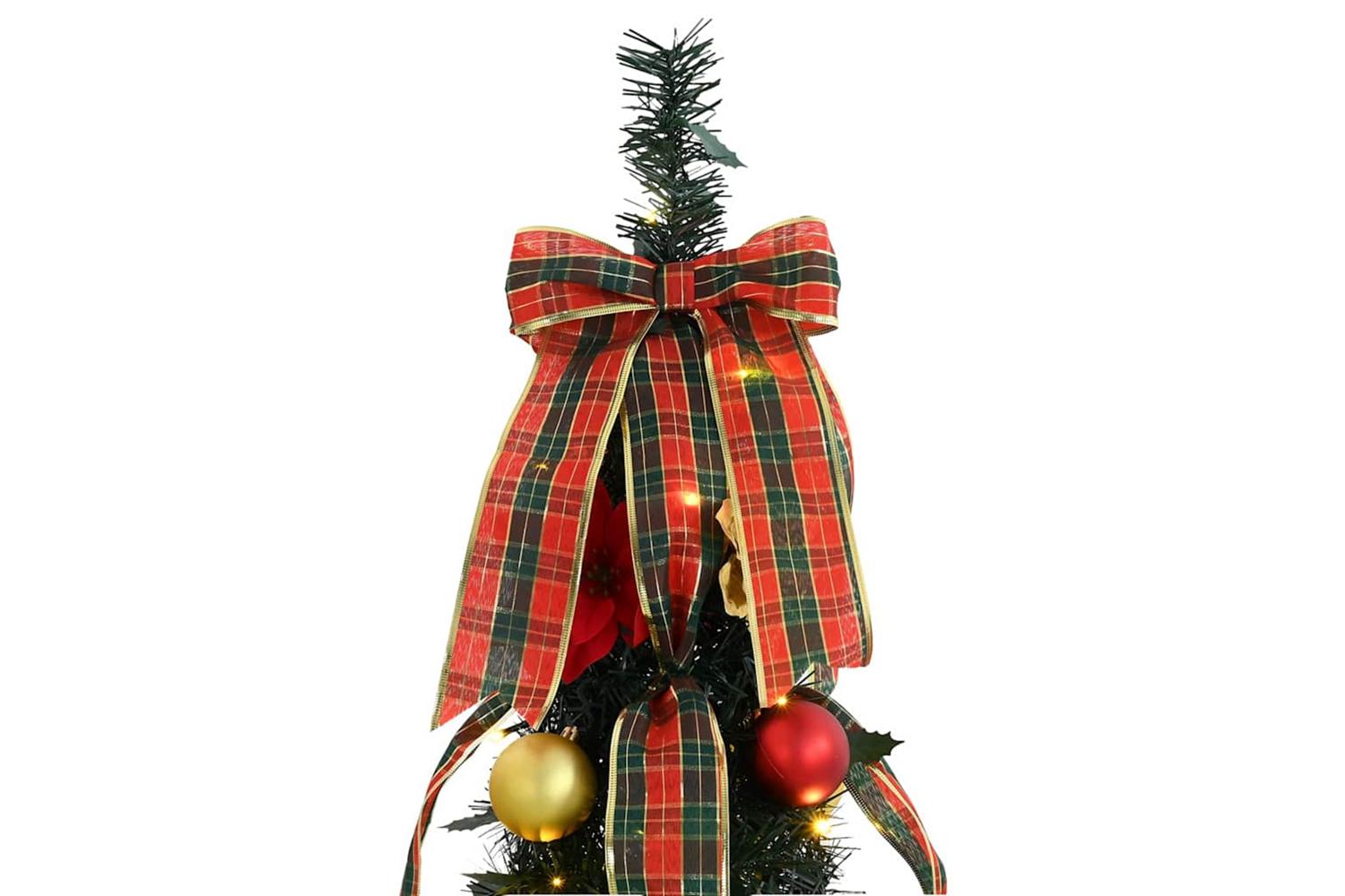 Vidaxl Artificial Christmas Tree With 50 Leds Green 120 Cm Pvc-5