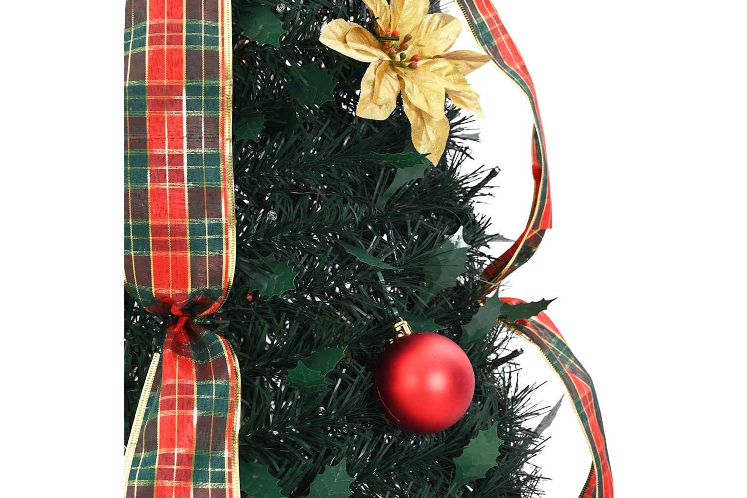 Vidaxl Artificial Christmas Tree With 50 Leds Green 120 Cm Pvc-6